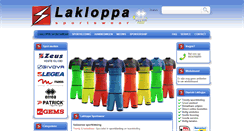 Desktop Screenshot of lakloppasportswear.nl